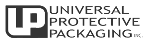 Universal Protective Packaging Logo in Grey